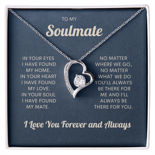 To My Soulmate | Forever Love Necklace